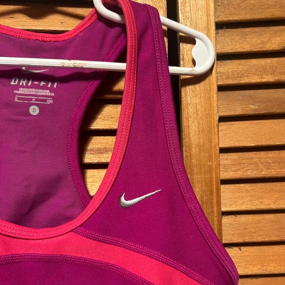 Nike Dri-Fit Raspberry & Pink Racerback Workout Top - Picture 6 of 16
